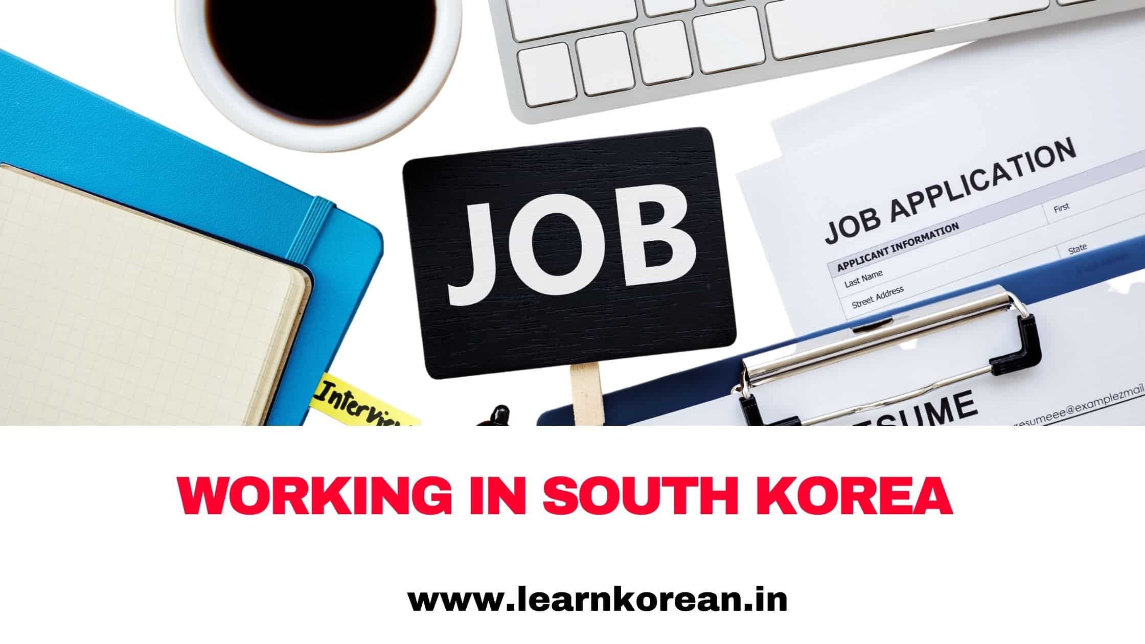 Working in South Korea [2021]