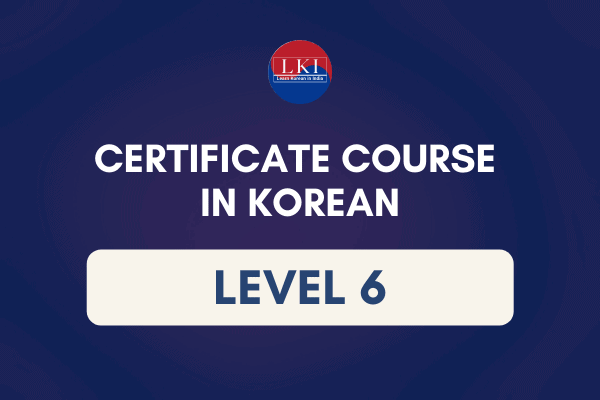 LKI Certificate Course in Korean Level 6