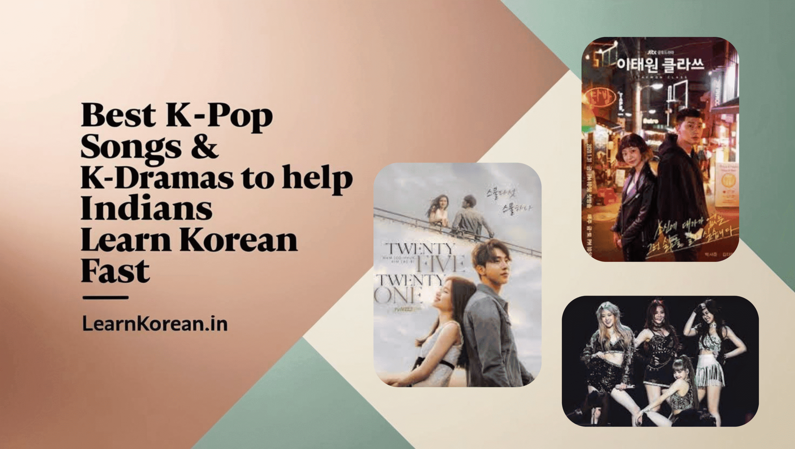 Best K-Pop Songs & K-Dramas to Help Indians Learn Korean Fast